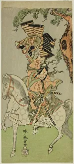Ichikawa Hakuen I Prints: The Actor Ichikawa Danjuro V as Soga no Goro Tokimune in the Play Sakai-cho Soga