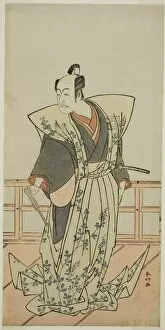 Ebizo Ichikawa Gallery: The Actor Ichikawa Danjuro V in an Unidentified Role, c. 1776. Creator: Katsukawa Shunko