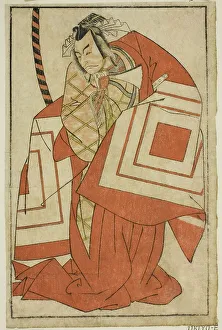 Ichikawa Hakuen I Prints: The Actor Ichikawa Danjuro V as Watanabe Kiou Takiguchi (?) in the Play Nue no Mori