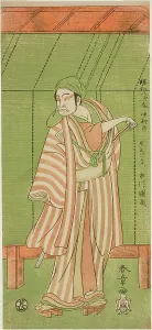 Boathouse Prints: The Actor Ichikawa Danzo III as the Boathouse Man Kurofune Chuemon in the Play