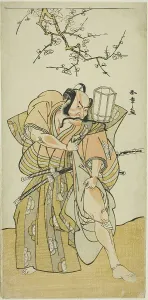 The Actor Ichikawa Danzo IV as Kamakura no Gongoro Kagemasa, in the Fifth Scene of the... c. 1778. Creator: Shunsho