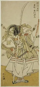 Heian Period Prints: The Actor Ichikawa Danzo IV as Taira no Tomomori in the Play Yoshitsune Sembon-zakura