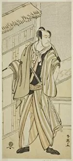 Ebizo Ichikawa Gallery: The Actor Ichikawa Ebizo (Danjuro V) as Banzui Chobei in the Play Gozen-gakari Sumo... c. 1793