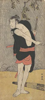 The Actor Ichikawa Komazo II as a Samurai in Fighting Trim, ca. 1703