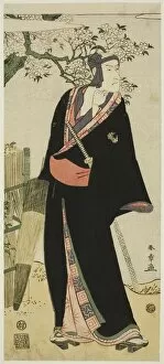 Cherry Tree Gallery: The Actor Ichikawa Komazo III as Sukeroku, 1793 or 1797 (?). Creator: Katsukawa Shun ei