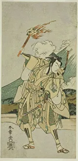 Ichikawa Monnosuke Prints: The Actor Ichikawa Monnosuke II as Soga no Goro Tokimune in the Play Haru wa Soga
