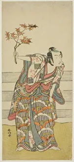 The Actor Ichikawa Monnosuke II in an Unidentified Role, c. 1785. Creator: Katsukawa Shunko