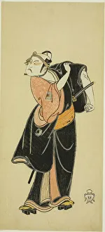 The Actor Ichikawa Raizo I as Hanakawado no Sukeroku in the scene Sukeroku” in the pla... c. 1764. Creator: Shunsho. The Actor Ichikawa Raizo I as Hanakawado no Sukeroku in the scene Sukeroku” in the pla... c. 1764