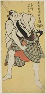 The actor Ichikawa Tomiemon as Inokuma Monbei, 1794. Creator: Toshusai Sharaku
