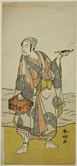 Boatman Gallery: The Actor Ichikawa Yaozo II as the Boatman Jirosaku in the Play Oyafune Taiheiki... c