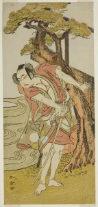 The Actor Ichikawa Yaozo II as Iba no Juzo (?), Japan, c. 1772. Creator: Shunsho