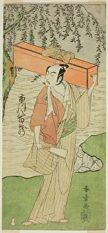 Olive Green Prints: The Actor Ichikawa Yaozo II as Soga no Juro Sukenari Disguised as the Proefessional Jes