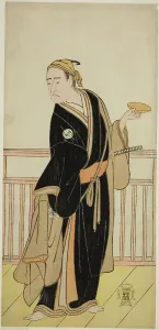 Shunsho Prints: The Actor Ichikawa Yaozo III as Oboshi Yuranosuke in the Play Kanadehon Chushingura