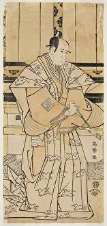 The Actor Ichikawa Yaozo lll as Soga no Juro Sukenari (Sandai-me Ichikawa Yaozo no...1795. Creator: Toshusai Sharaku)
