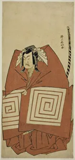 Shunko Katsukawa Prints: The Actor Ichimura Uzaemon IX as Araoka Hachiro in the Play Sakimasu ya Ume no... c