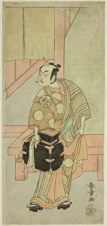 Hairdresser Prints: The Actor Ichimura Uzaemon IX as the Hairdreser Komagata Ikkaku in the Play Fuji no Yuki
