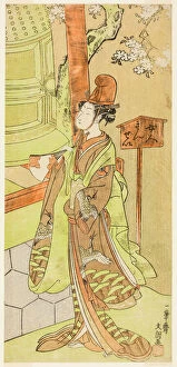 Buncho Gallery: The Actor Iwai Hanshiro IV as Kiyohime in the Play Hidakagawa Iriai-zakura, Performed