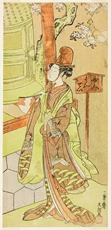 Buncho Gallery: The Actor Iwai Hanshiro IV as Kiyohime in the Play Hidakagawa Iriai-zakura, Performed