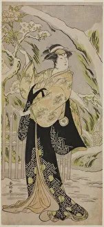 Kiri Theatre Prints: The Actor Iwai Hanshiro IV as Lady Yaehata in the Play Sanga no Sho Haru no Hanayome