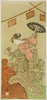Butterflies Collection: The Actor Iwai Hanshiro IV as Otatsu-gitsune in the Play Nue no Mori Ichiyo no Mato