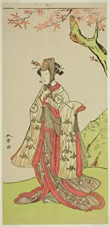 Shunsho Prints: The Actor Iwai Hanshiro IV as Princess Sakura (Sakura Hime) in the Play Wada Sakamori