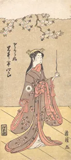 Drag Queen Prints: The Actor Iwai Hanshiro IV as Sakura Hime, the Cherry Princess, 1767