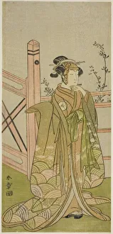 The Actor Iwai Hanshiro IV in an Unidentified Role, Japan, c. 1772. Creator: Shunsho