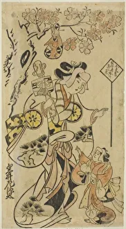 Short Prints: The Actor Iwai Sagenta I, c. 1701. Creator: Torii Kiyonobu I