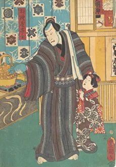 Actor as Master of Sagamiya (Sagamiya teishu), 19th century., 19th century Actor as Master of Sagamiya (Sagamiya teishu), 19th century., 19th century
