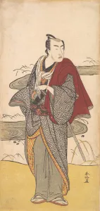The Actor Matsumoto Koshiro 4th as a Man, ca. 1780. Creator: Katsukawa Shunko