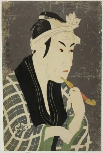 The actor Matsumoto Koshiro IV as Gorobei, 1794. Creator: Toshusai Sharaku