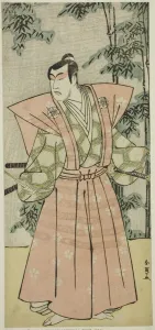 Katsukawa Shunei Prints: The Actor Matsumoto Koshiro IV as Hatakeyama Shigetada Disguised as Honjo... c. 1789