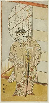 The Actor Matsumoto Koshiro IV as Matsuo-maru in the Play Sugawara Denju Tenarai... c. 1773. Creator: Shunsho
