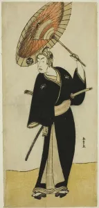 Ichikawa Somegoro I Prints: The Actor Matsumoto Koshiro IV as Sukeroku in the Play Sukeroku Yukari no Edo... c. 1782