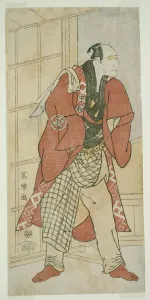 The Actor Nakajima Wadaemon as Migawari no Jizo, the Master of the House, from... 1794 (Kansei 6). Creator: Toshusai Sharaku