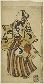 Kiyonobu Torii Gallery: The Actor Nakamura Denkuro I, c. 1710. Creator: Torii Kiyonobu I
