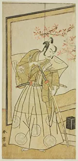 Katana Prints: The Actor Nakamura Juzo II as Akita Jonosuke in the Play Onna Aruji Hatsuyuki no Sekai