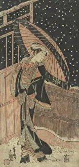 Buncho Ippitsusai Gallery: The Actor Nakamura Kiyozo, ca. 1769. Creator: Ippitsusai Buncho