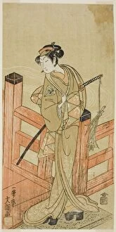 The Actor Nakamura Matsue I as Tsuchiya Umegawa Disguised as the Female Sumo... c. 1770