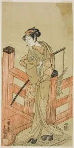 The Actor Nakamura Matsue I as Tsuchiya Umegawa Disguised as the Female Sumo..., c. 1770 The Actor Nakamura Matsue I as Tsuchiya Umegawa Disguised as the Female Sumo..., c. 1770