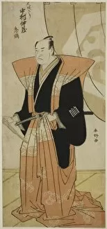 Greeting Gallery: The Actor Nakamura Nakazo I Greeting the Audience on His Return from Osaka, c. 1788