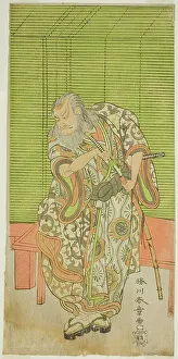 Feudal Prints: The Actor Nakamura Nakazo I as Hige no Ikyu in the Play Sakai-cho Soga Nendaiki
