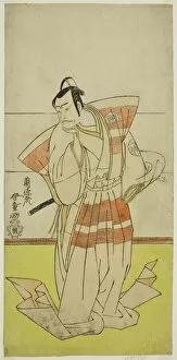 The Actor Nakamura Nakazo I as Kudo Suketsune in the Play Edo no Fuji Wakayagi Soga... c. 1789