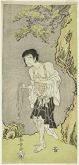 Lime Green Prints: The Actor Nakamura Nakazo I as a Monk