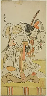 Katana Prints: The Actor Nakamura Nakazo I as Prince Takahiro in the Play Date Nishiki Tsui no Yumitori