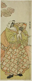 Villain Prints: The Actor Nakamura Nakazo I as Watanabe no Tsuna in the Play Shitenno Tonoi no