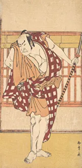 The Actor Nakamura Nakazo as a Kyokaku, ca. 1777. Creator: Shunsho