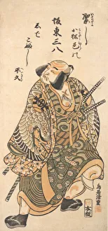 Kiyoshige Torii Prints: The Actor Nakamura Nakazo as a Warrior, 1716-1759. Creator: Torii Kiyoshige