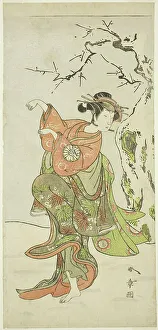 Nakamura Noshio Prints: The Actor Nakamura Noshio I as the Fox-Wife from Furui