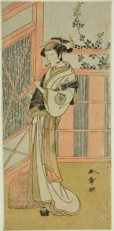 Pipe Player Prints: The Actor Nakamura Noshio I as Misao Disguised as a Komuso in the Play Kosode-gura